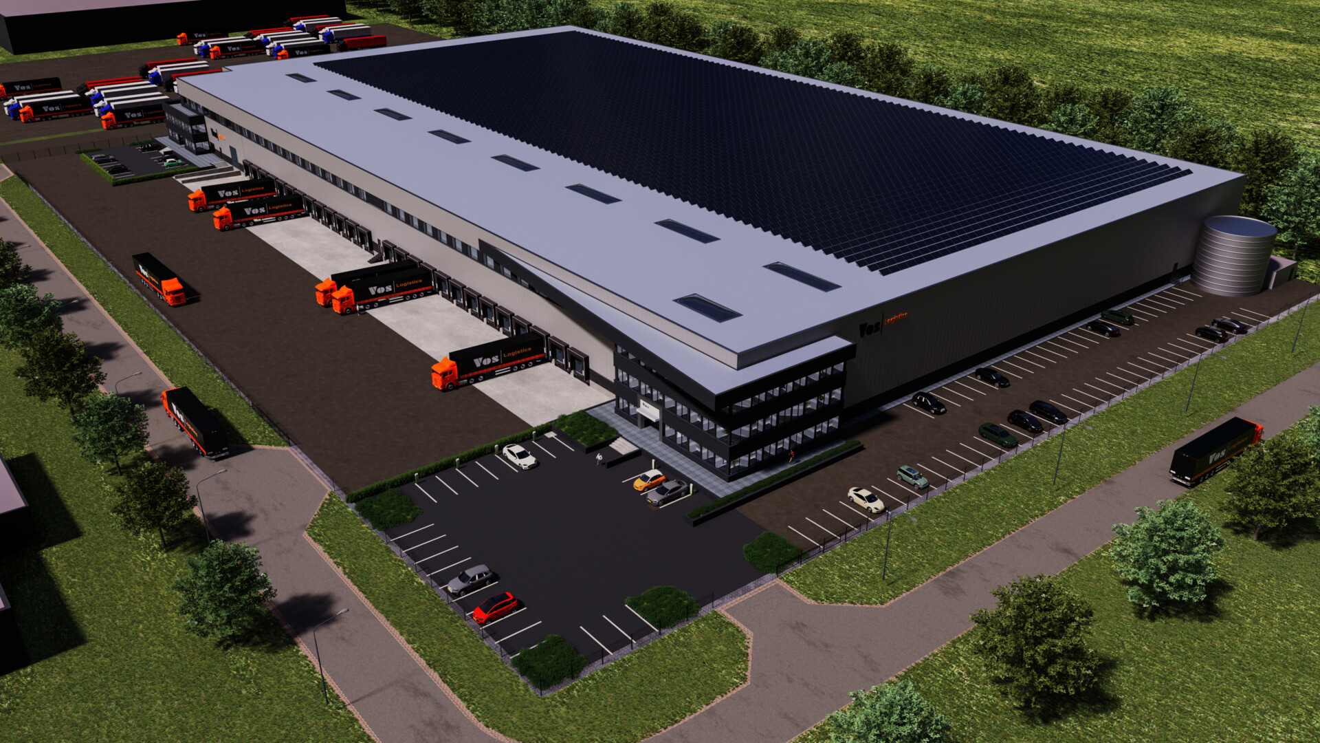 Sustainable distribution center Vos Logistics